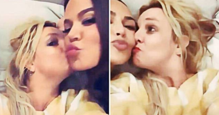 Britney Spears with Kim and Khloe Kardashian